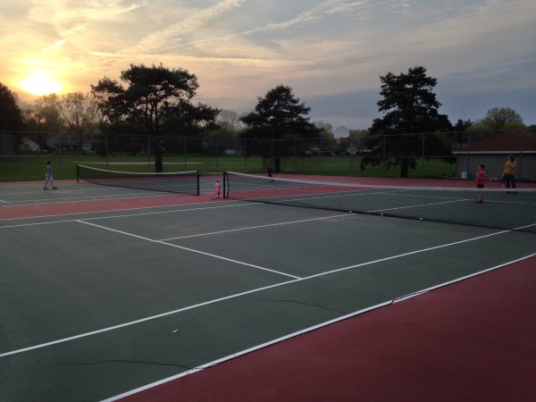 Playing Tennis