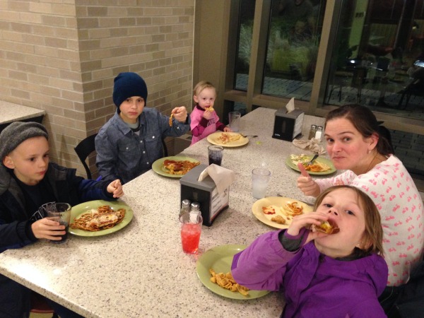 Dinner at the Caf
