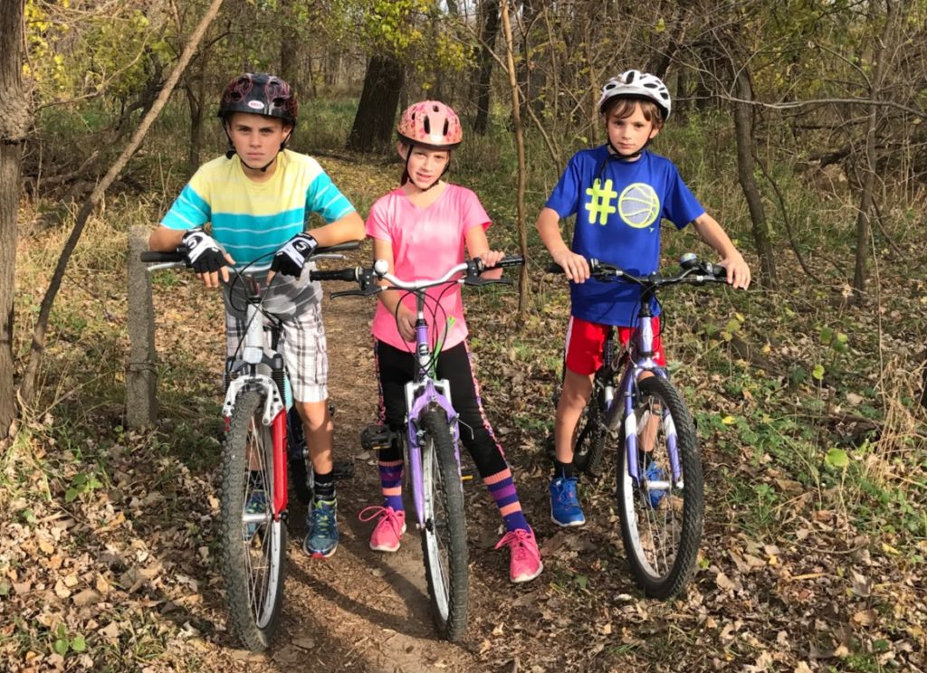 The kids after the first run.